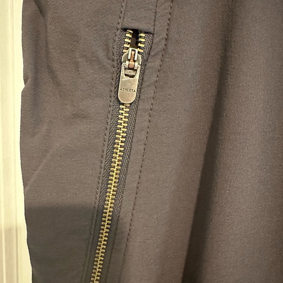 Athleta Plum Pants with Zipper Pockets & Zipper ankles. - Picture 3 of 6